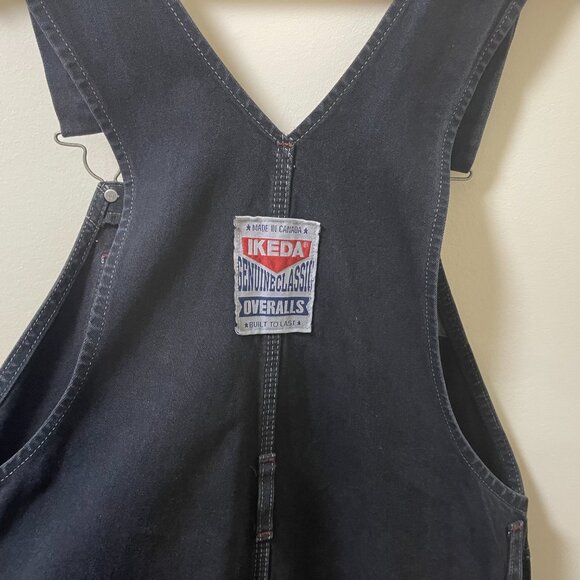 Ikeda Vintage Overall Shorts sz L - Picture 9 of 13
